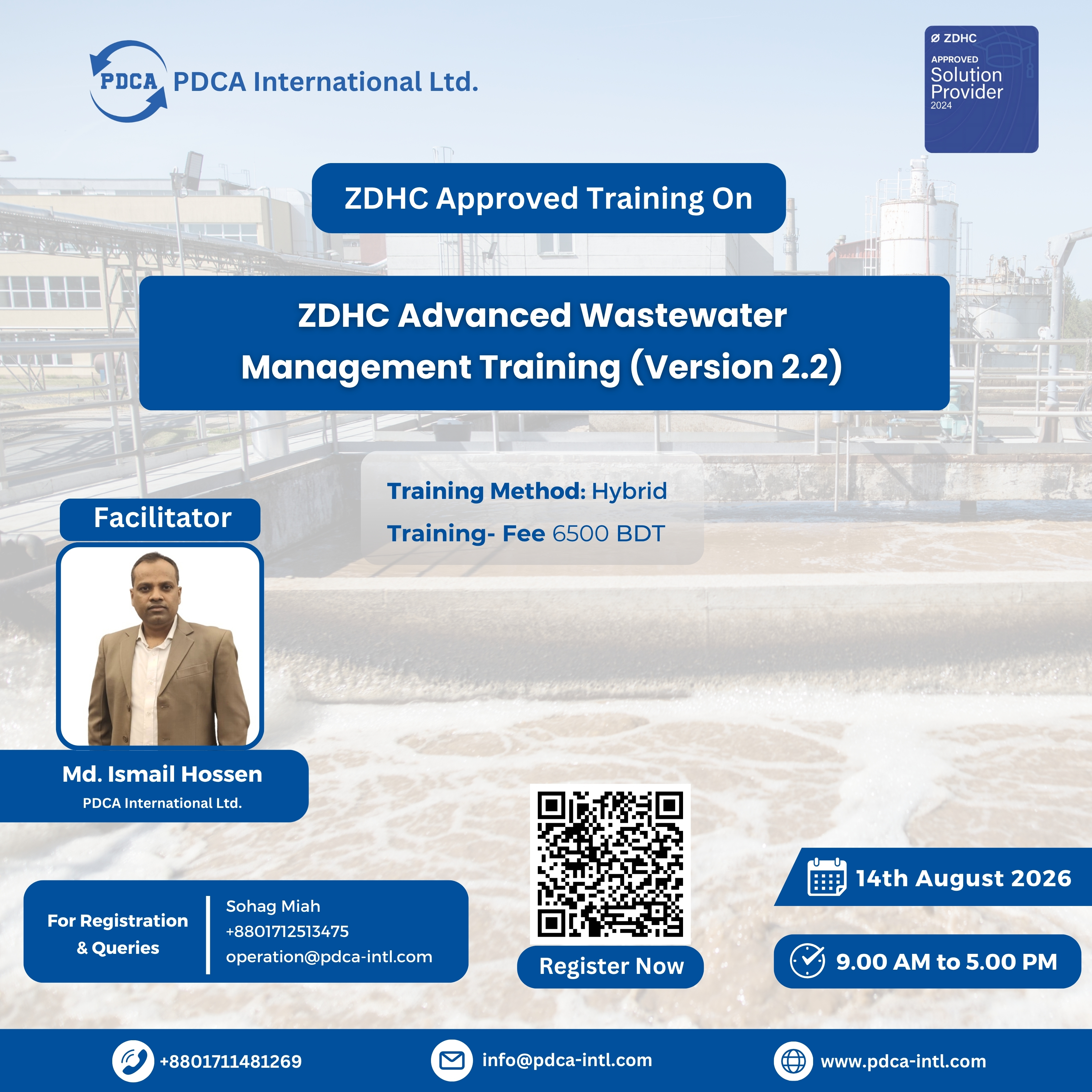 ZDHC Advanced Wastewater Management Training (Version 2.2)