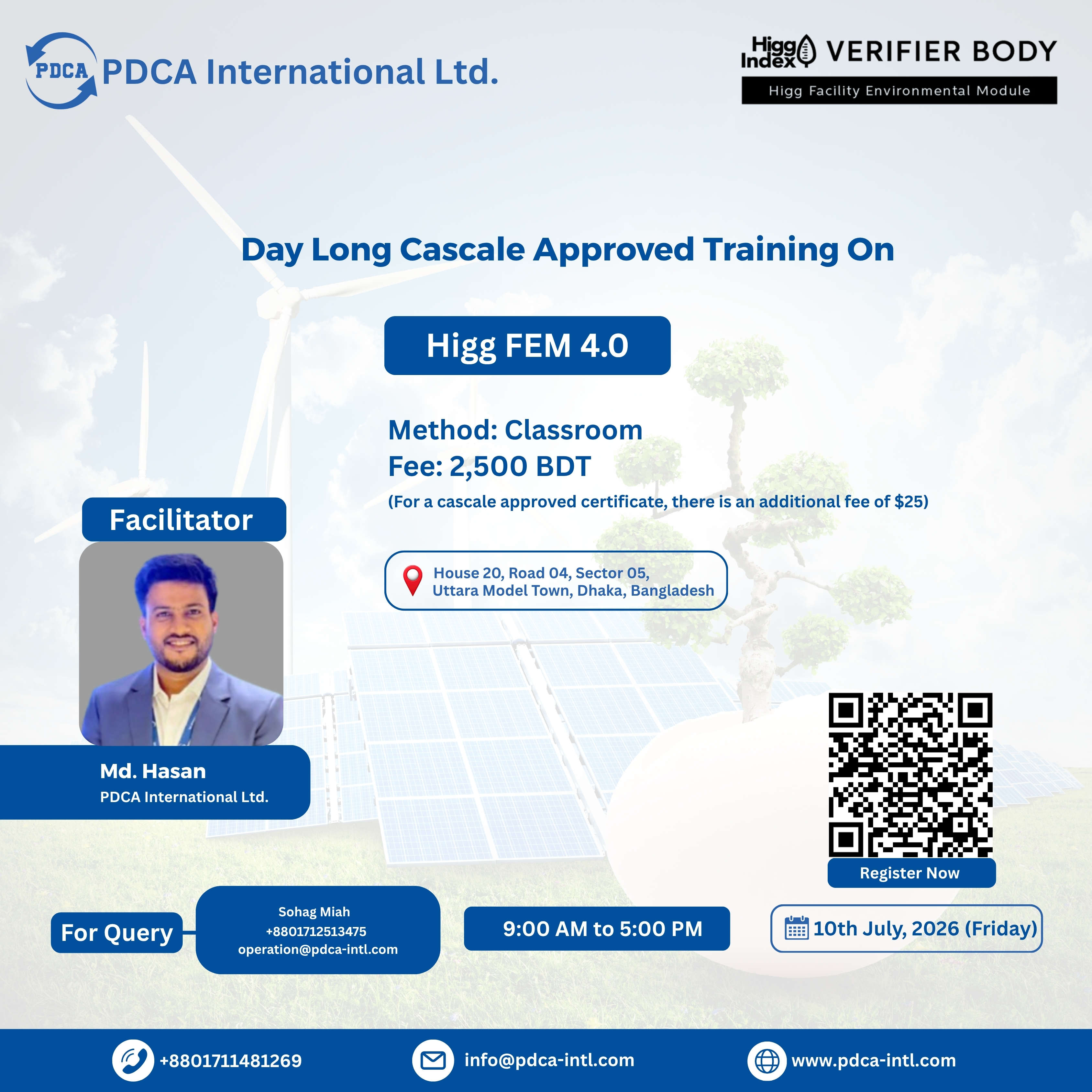 5 Days Long Lead Auditor Training on ISO 9001:2015 (QMS)